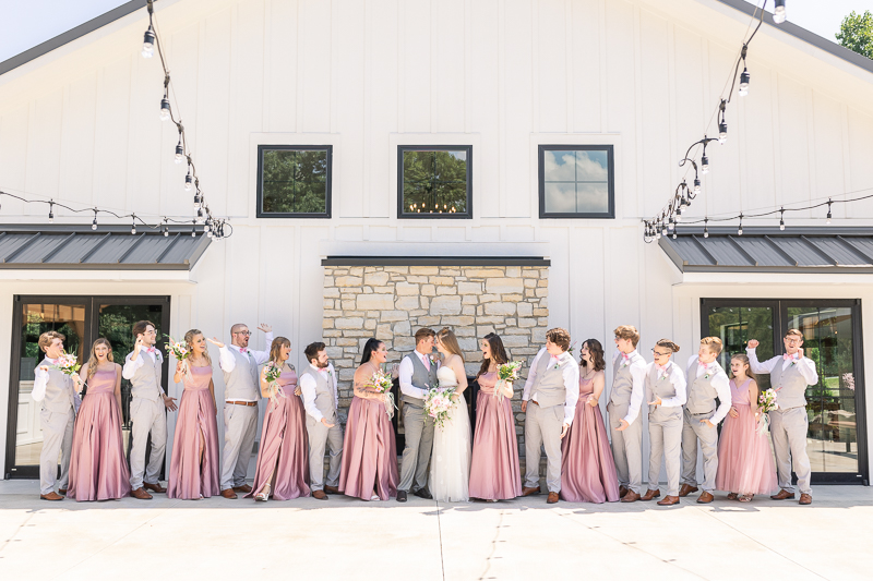 Bridal party at The Wilds Wedding Venue Photo